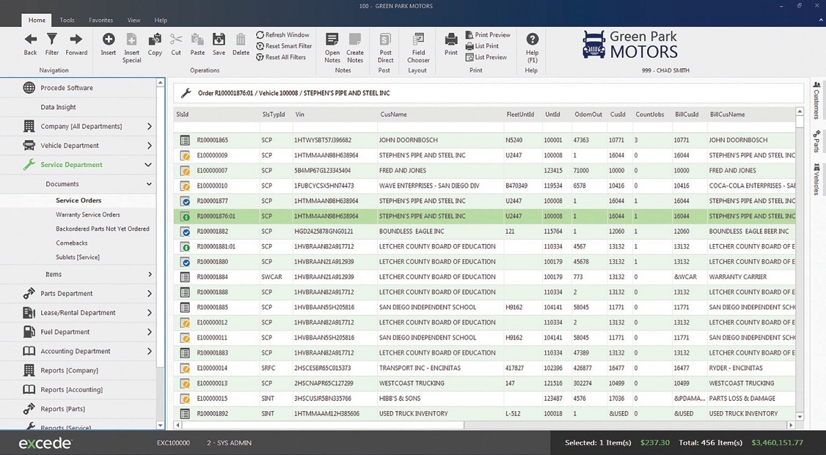 Procede Software Unveils Latest Excede Dealer Management System
